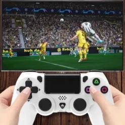 BEZPRZEWODOWY PAD GAMINGOWY do PS4 KONTROLER DOUBLESHOCK WIBRACJE Zamiennik