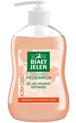Biały Jeleń Codzienna Pielęgnacja Żel do higieny intymnej - Kora Dębu 500ml