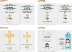 Biblia dla dziecka na prezent na KOMUNIĘ w drewnianej szkatułce+ NADRUK