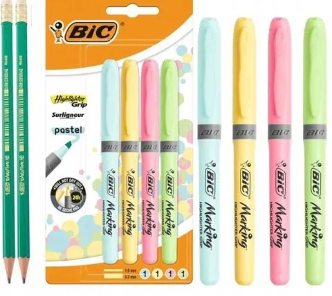 BIC WYPRAWKA SZKOLNA ZESZYTY TEMATYCZNE ZESTAW DO SZKOŁY klasa 4-8 Bidon