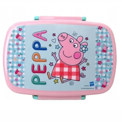 BIDON Z RURKĄ + ŚNIADANIÓWKA ŚWINKA PEPPA, PEPPA PIG, ASTRA