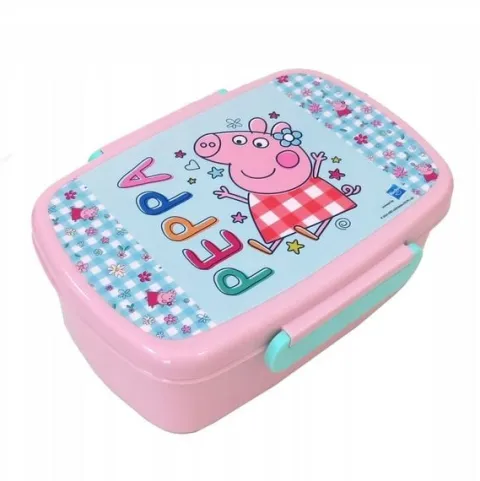 BIDON Z RURKĄ + ŚNIADANIÓWKA ŚWINKA PEPPA, PEPPA PIG, ASTRA