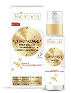 BIELENDA Chrono Age 24h Odbudowujące Serum przeciwzmarszczkowe na noc 30ml