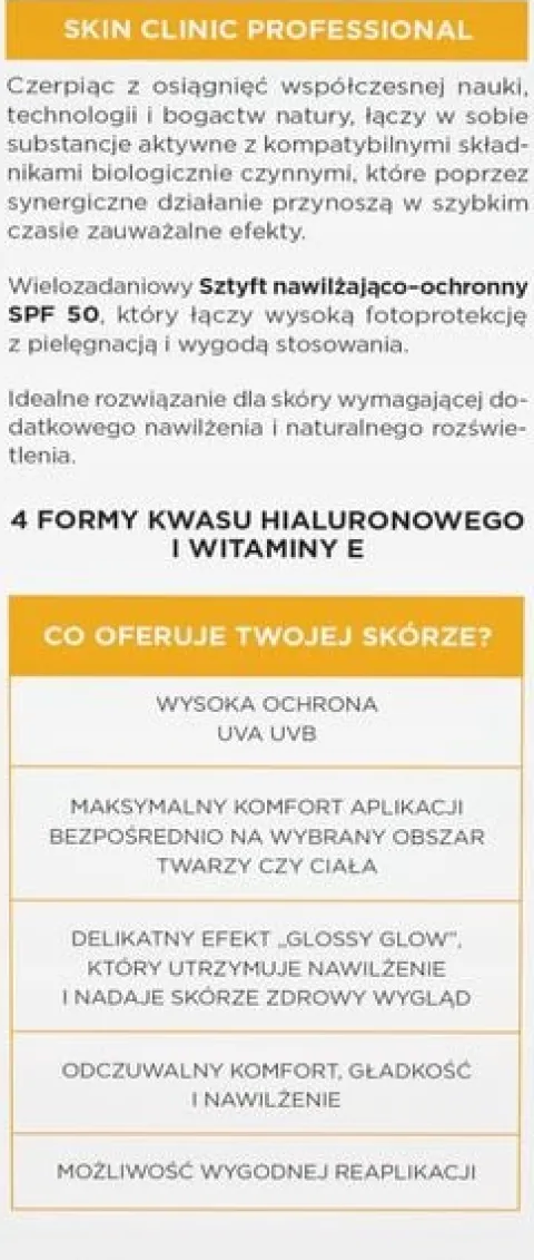 BIELENDA SKIN CLINIC PROFESSIONAL SZTYFT DO TWARZY 18 G
