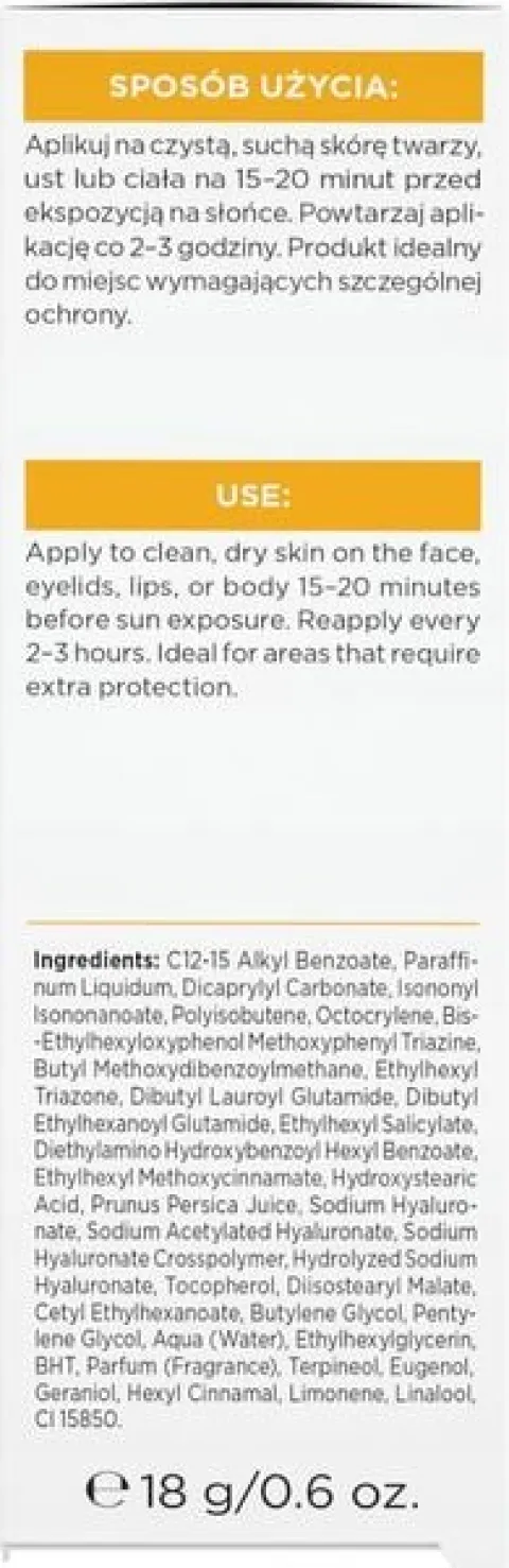 BIELENDA SKIN CLINIC PROFESSIONAL SZTYFT DO TWARZY 18 G
