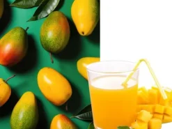Big Ball OKF napój koreański o smaku mango z dużymi kawałkami owoców niegazowany 340ml