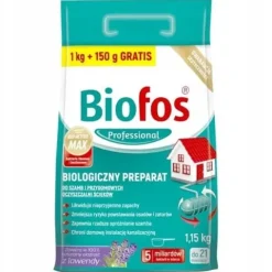 BIOFOS PROFESSIONAL 1kg + 150g do szamb i przydomowych oczyszczalni ścieków
