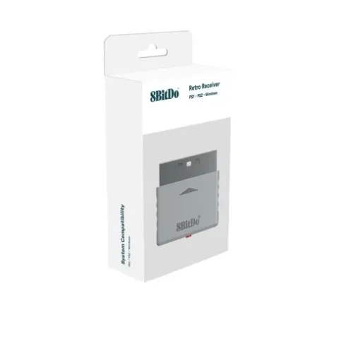 8bitdo Retro Receiver for PS - Adapter Bluetooth do PSX | PS2 | Windows