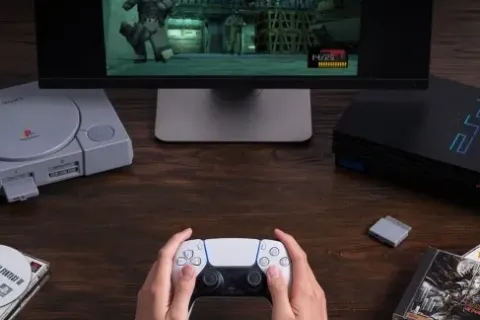 8bitdo Retro Receiver for PS - Adapter Bluetooth do PSX | PS2 | Windows