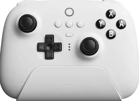 8Bitdo Ultimate White Pad + Dock BT Hall Switch PC