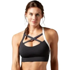 Biustonosz Reebok Cardio Strappy Bra stanik sportowy termoaktywny fitness 2XS