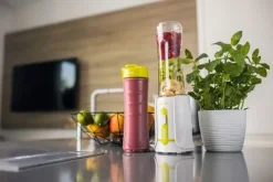 BLENDER SPORTOWY KIELICHOWY MIKSER KOKTAJL SMOOTHIE 2 BUTELKI BPA FREE