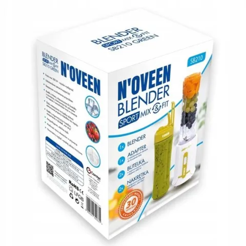 BLENDER SPORTOWY KIELICHOWY MIKSER KOKTAJL SMOOTHIE 2 BUTELKI BPA FREE
