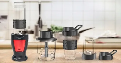 BLENDER 5 w 1 KIELICHOWY KALORIK DO SMOOTHIE KOKTAJLI 2 KUBKI 300W 2 OSTRZA