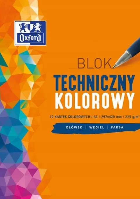 BLOK TECHNICZNY A3/10K KOLOR OXFORD 400093234 A"10