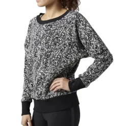 Bluza Reebok Crewneck - Speckled damska dresowa sportowa XS
