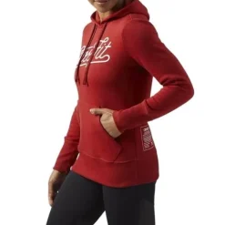 Bluza Reebok CrossFit Script Hoody damska dresowa sportowa z kapturem XS