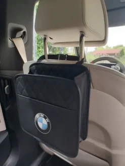 BMW TORBA NA ZAGŁÓWEK BMW wiszący ORGANIZER SAMOCHODOWY dla pasażera z tyłu