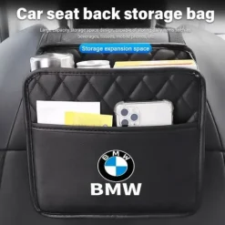 BMW TORBA NA ZAGŁÓWEK BMW wiszący ORGANIZER SAMOCHODOWY dla pasażera z tyłu