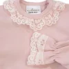 BODY DZIEWCZYNKA ELEGANT KORONKA RÓŻ 74 L02G