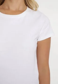 Born2Be Biały T-shirt damski S/M