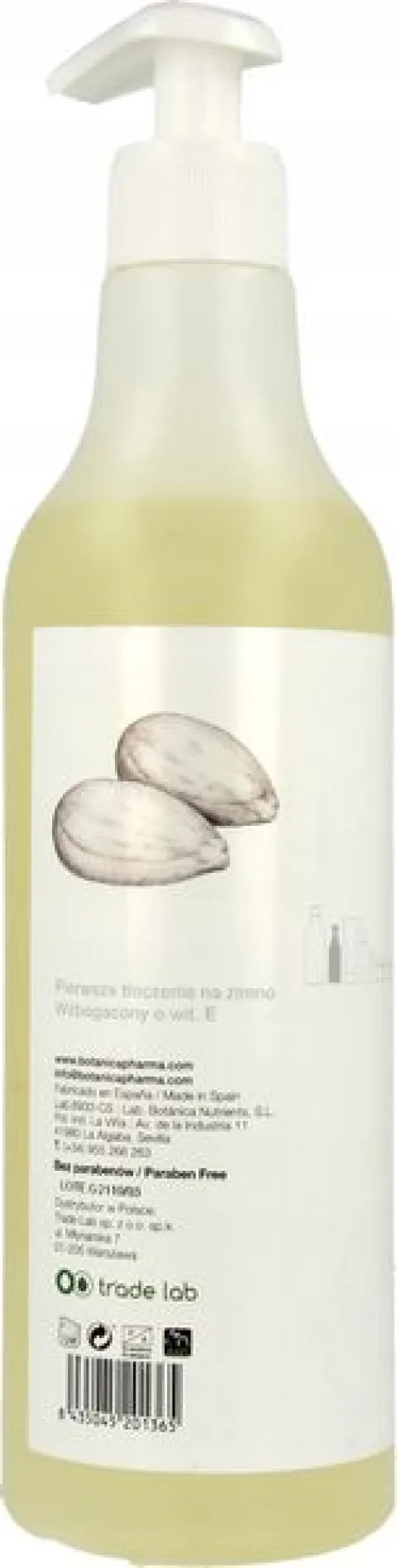 BOTANICAPHARMA OLEJ MIGDAŁOWY DO TWARZY CIAŁA I WŁOSÓW 100 CZYSTY 500 ML