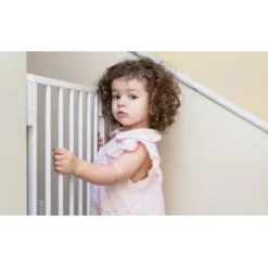 BRAMKA BIAŁA ECOTOYS 74-132 CM NA SCHODY Z AUTOMATYCZNYM ZAMYKANIEM