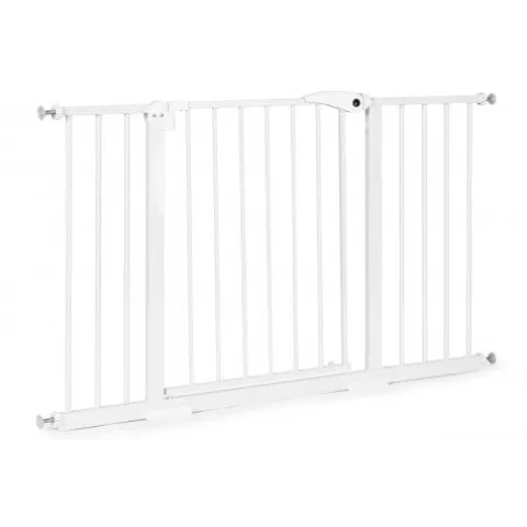 BRAMKA BIAŁA ECOTOYS 74-132 CM NA SCHODY Z AUTOMATYCZNYM ZAMYKANIEM