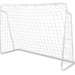 Bramka do piłki nożnej 245 x 155 x 80 cm + mata celownicza