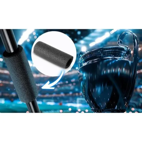 Bramka do piłki nożnej 300 x 200 x 90 cm NS-497 czarna