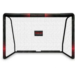 Bramka do piłki nożnej 180 x 120 x 60 cm NS-463 czarno-czerwona