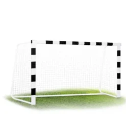 Bramka do piłki nożnej 300 x 160 x 90 cm NS-460 czarno-biała