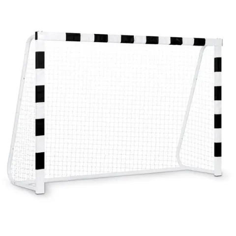 Bramka do piłki nożnej 300 x 200 x 120 cm NS-465 czarno-biała