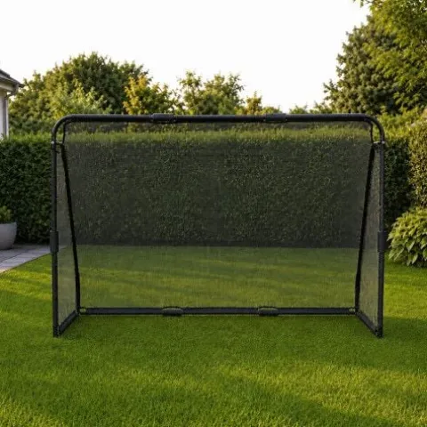 BRAMKA PIŁKARSKA 240X160X80 STAL SIATKA PE DLA DOROSŁYCH I DZIECI