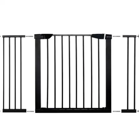 Bramka zabezpieczająca barierka rozporowa 75-124 cm czarna