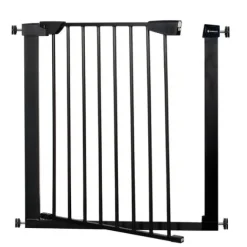 Bramka zabezpieczająca barierka rozporowa 75-89 cm czarna
