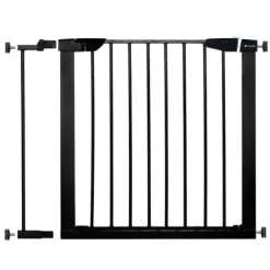 Bramka zabezpieczająca barierka rozporowa 75-89 cm czarna