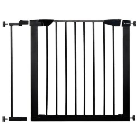 Bramka zabezpieczająca barierka rozporowa 75-89 cm czarna