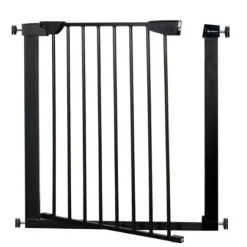 Bramka zabezpieczająca barierka rozporowa 75-82 cm czarna