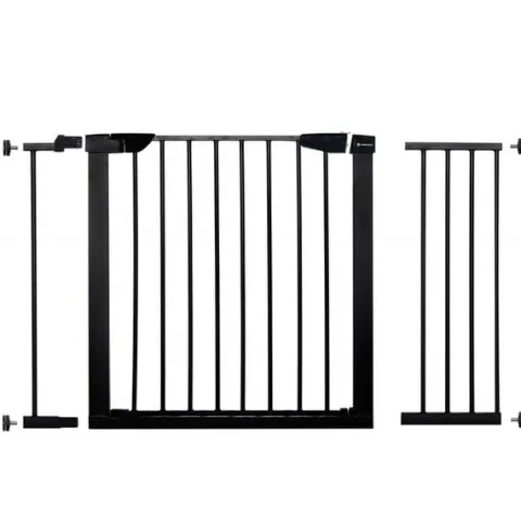 Bramka zabezpieczająca bramka rozporowa 75-117cm czarna