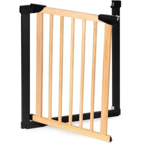 BRAMKA ZABEZPIECZAJĄCA ECOTOYS METAL DREWNO 74-80 CM AUTOMATYCZNA