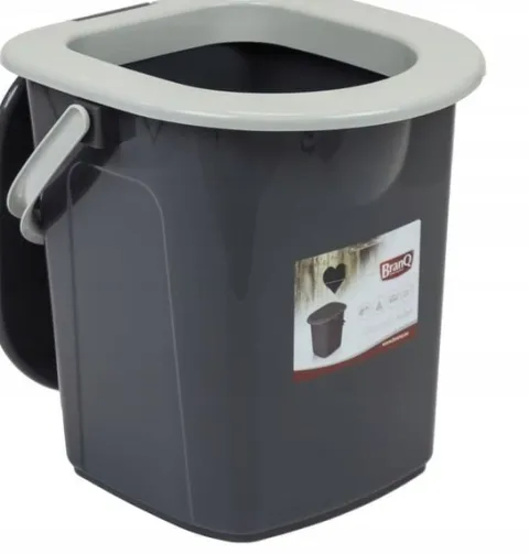 BRANQ - Toaleta turystyczna przenośna - WC na działkę - wiadro - 22 L