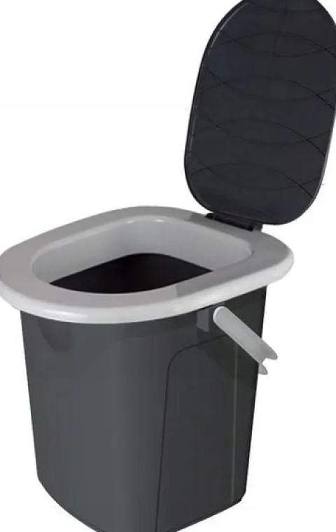 BRANQ - Toaleta turystyczna przenośna - WC na działkę - wiadro - 22 L