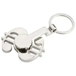 Brelok metalowy - spinner do sublimacji - Dollar
