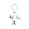 Brelok metalowy - spinner do sublimacji - Panda