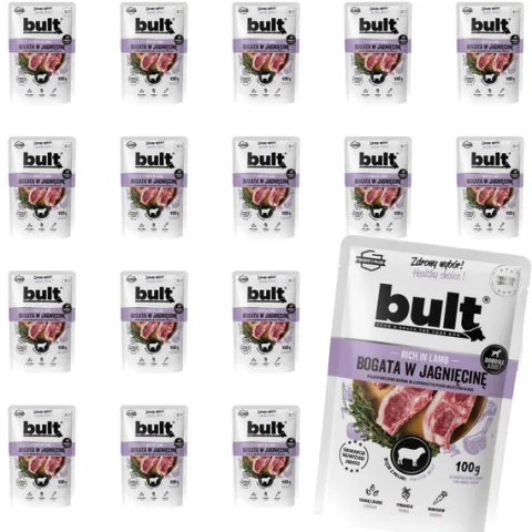BULT mokra karma dla psa Jagnięcina saszetka 20x100g