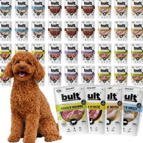 BULT mokra karma dla psa Mix Smaków saszetka 40x100g