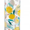 Butelka szklana na wodę soki Sophie 500 ml napis "lemon" owocowy nadruk