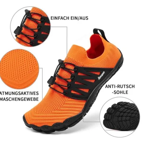 Buty do Wody Barefoot Szybkoschnące Plażowe Pomarańczowe 41