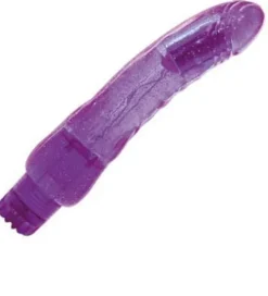 Błyszczący gruby wibrator Jelly